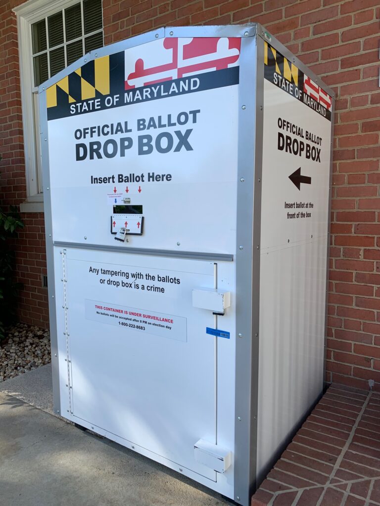 Ballot drop box Talbot County Economic Development