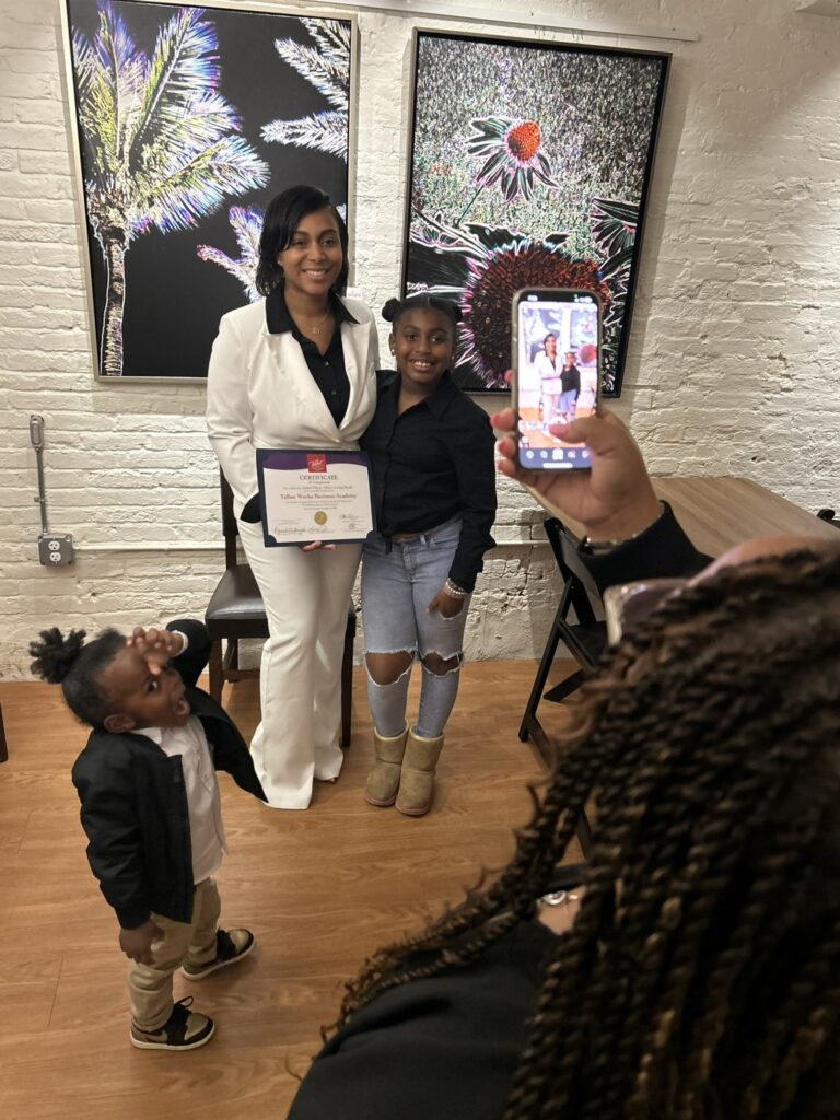 Talbot Works Business Academy Fall 2024 Graduates and their Families