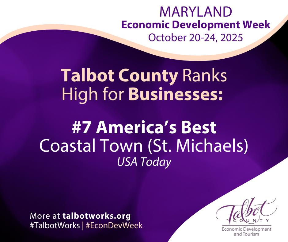 Talbot County Ranks High For Businesses Coastal Town