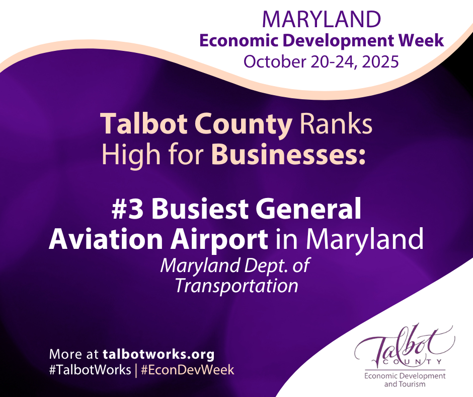 Talbot County Ranks High For Businesses Airport