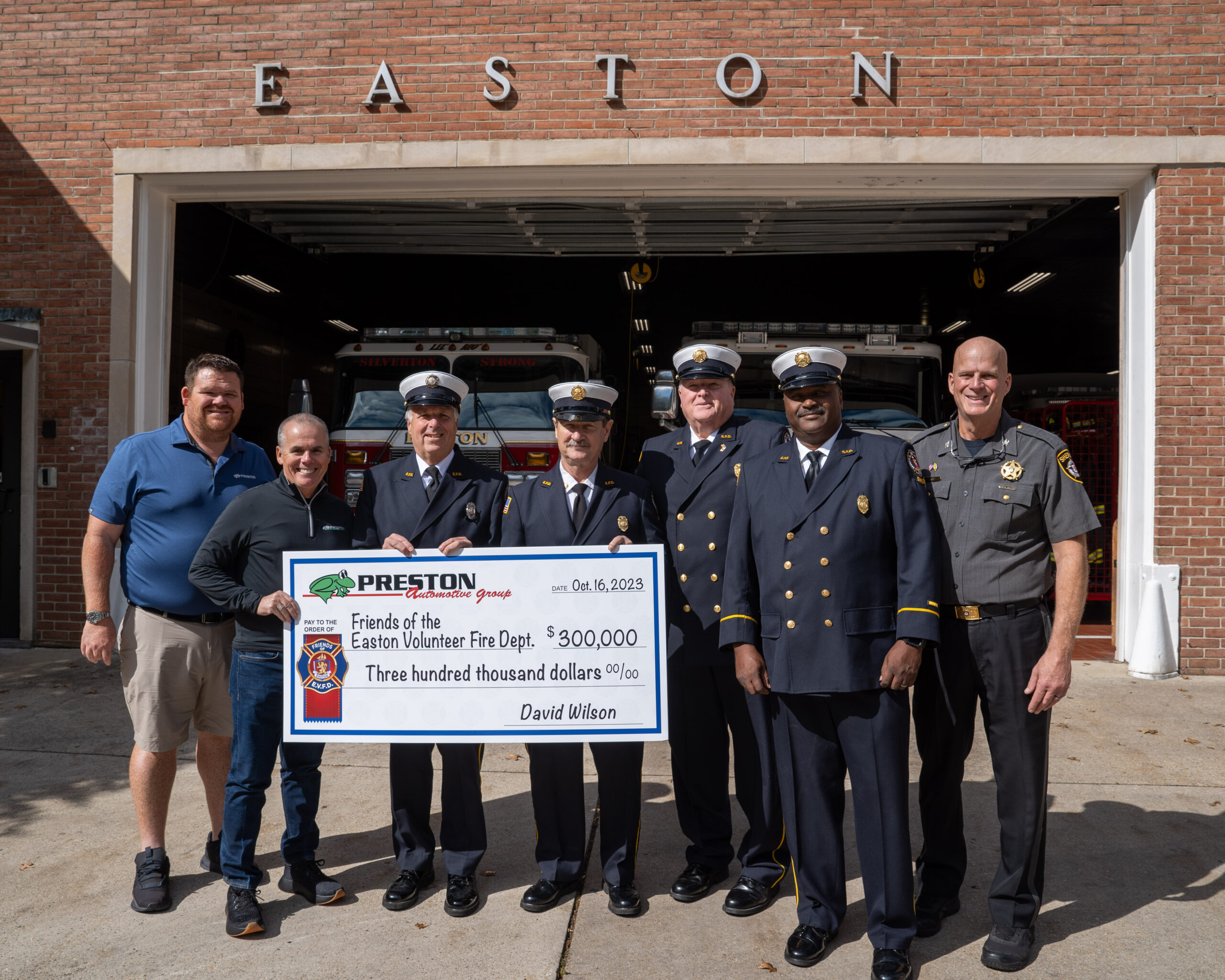 The Wilson Family with Easton VFD