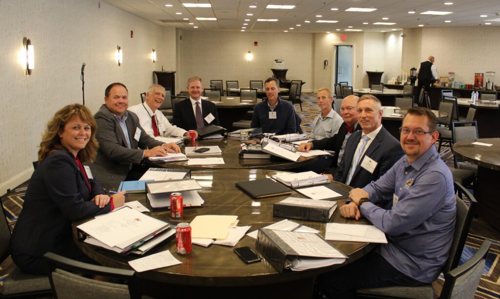 Scott Warner at the table