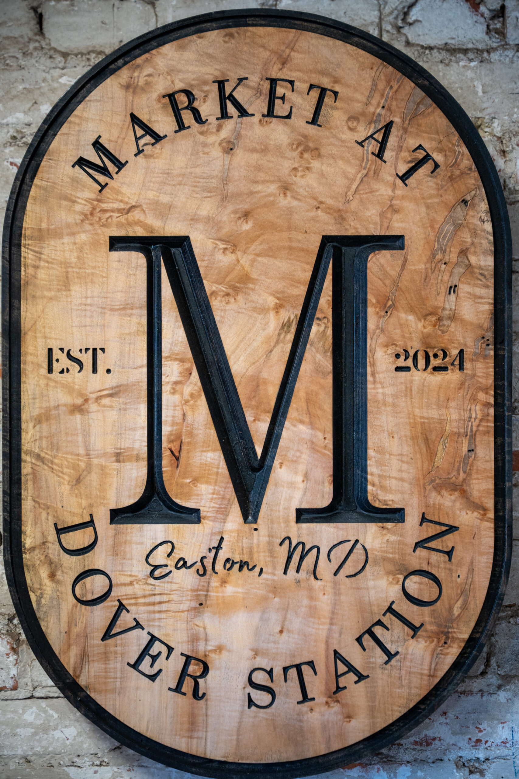 Market at Dover Station sign