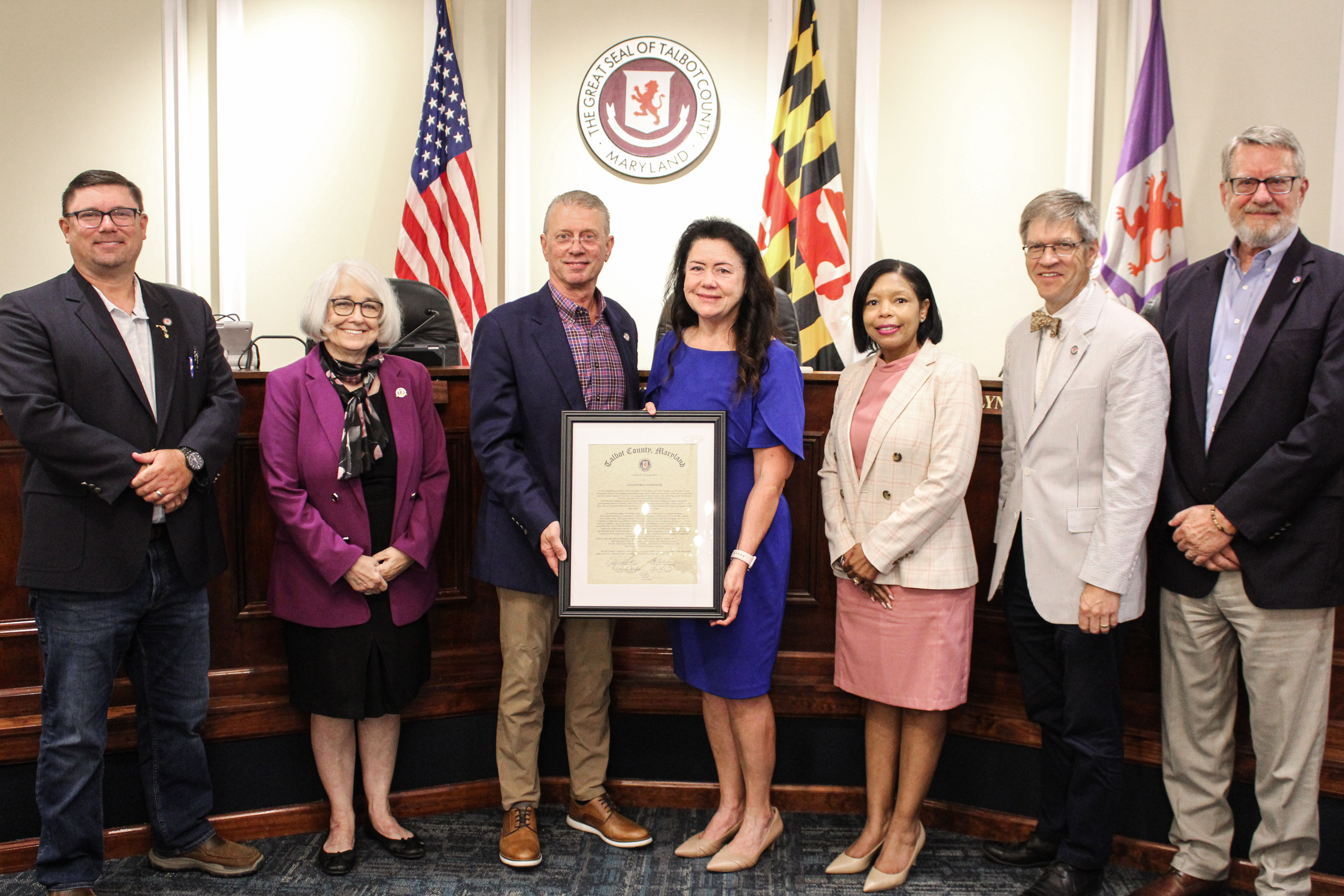Cassandra Vanhooser with Talbot County Council