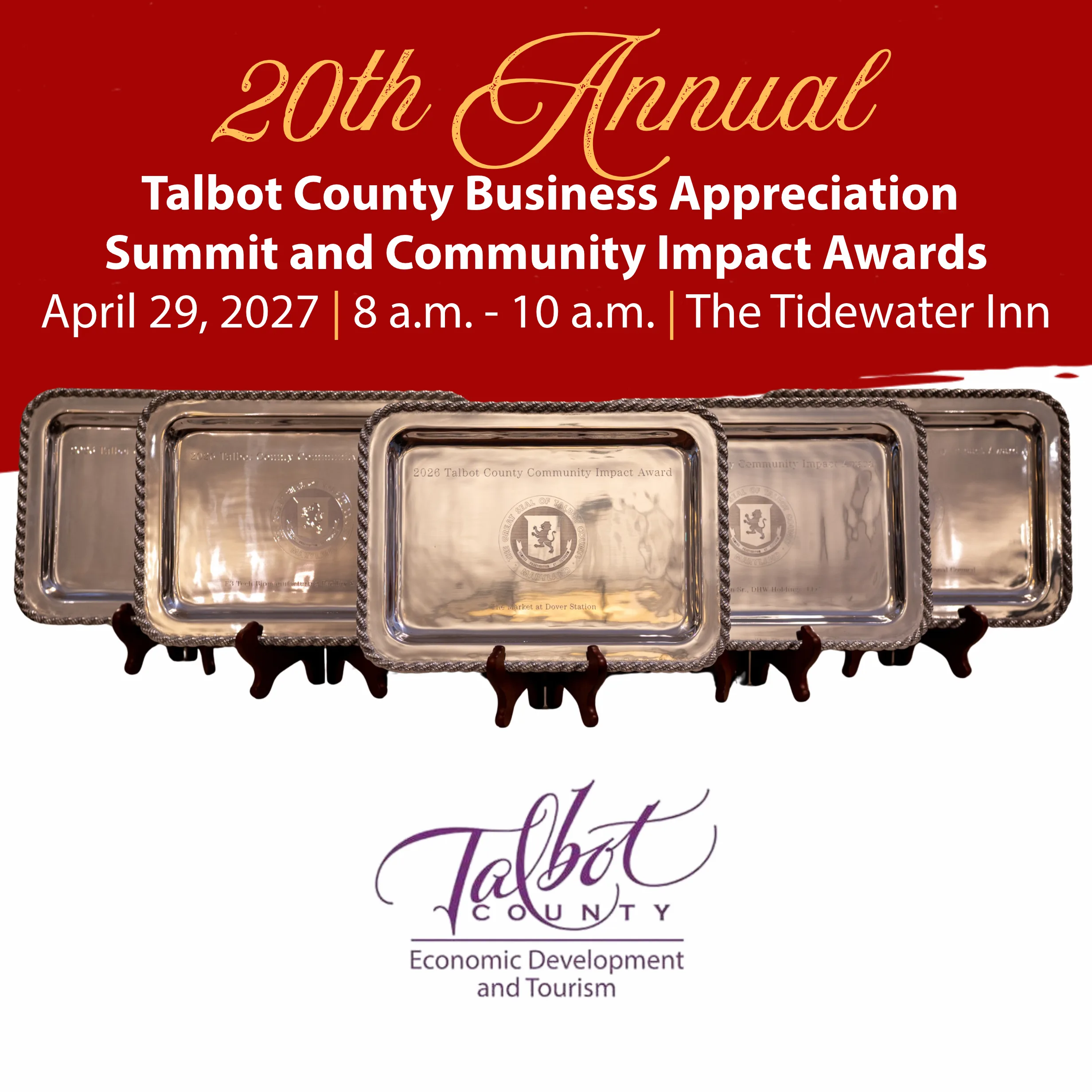 20th Annual Talbot County Business Appreciation Summit is April 29, 2027